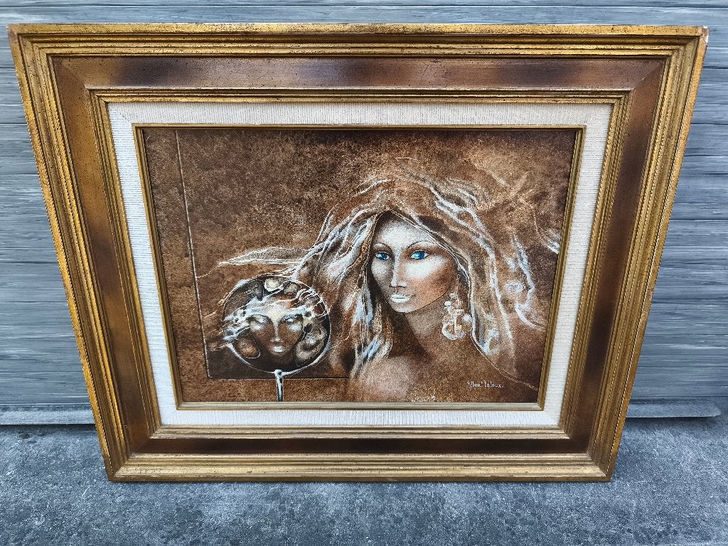 Huile sur toile signe gilbert laloux, Enlèvement ou Envoi