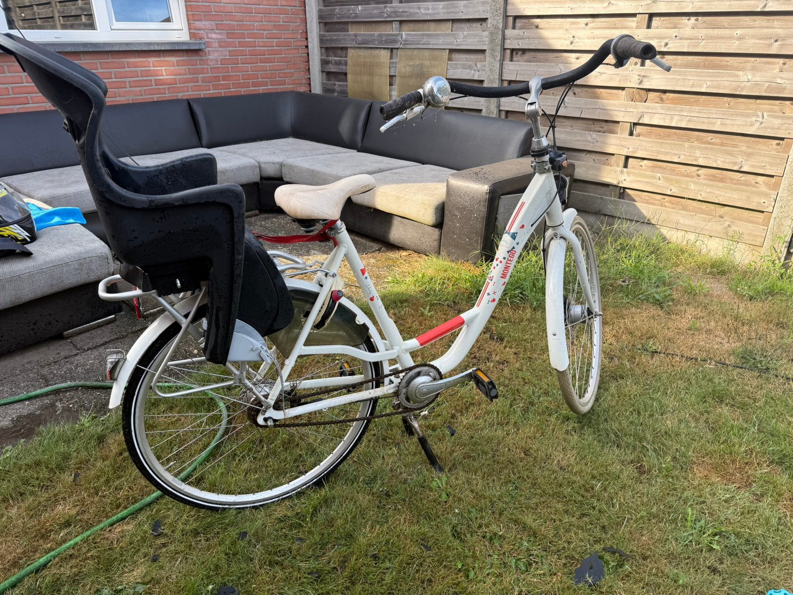 Dames fiets met stoeltje, Ophalen, 1 zitje, Gebruikt, Overige merken