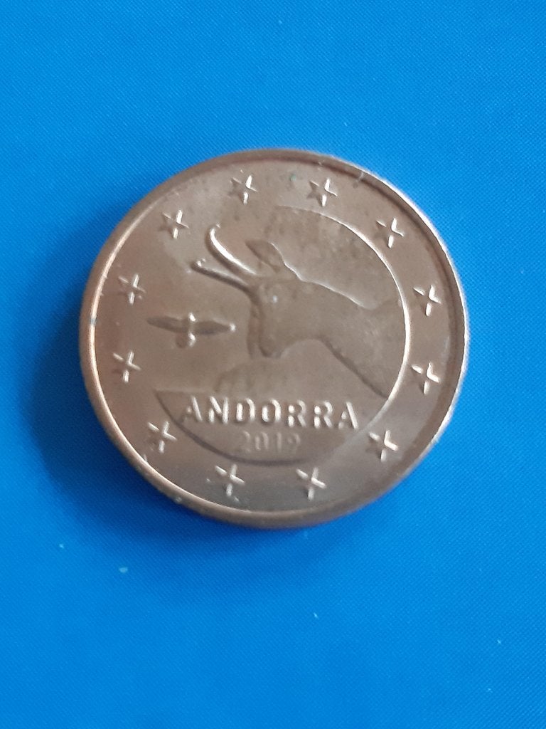 2019 Andorra 2 cent, Postzegels en Munten, Munten | Europa | Euromunten, Verzenden, Overige landen, 2 cent, Losse munt