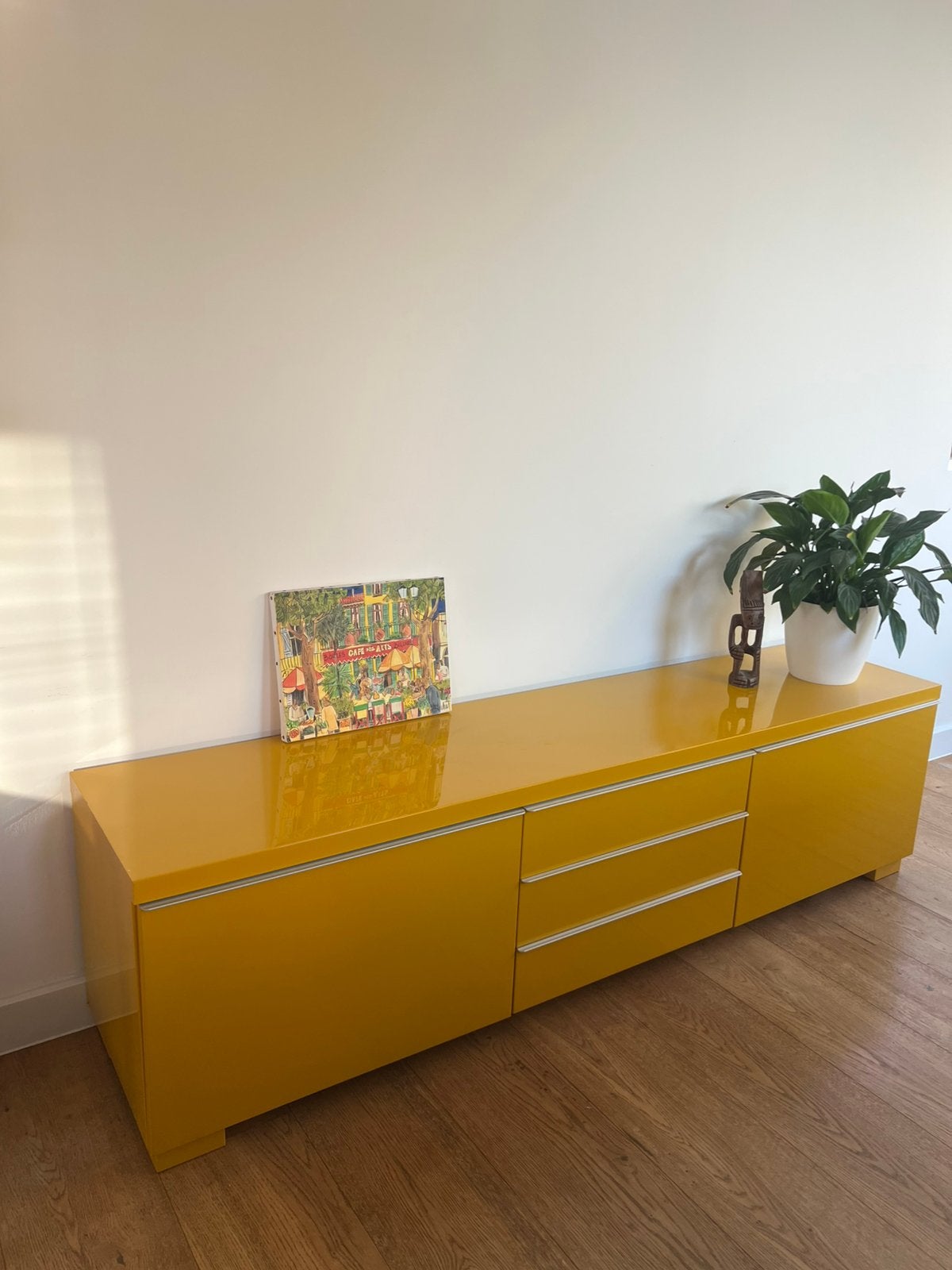 IKEA - BESTÅ BURST - mustard yellow - TV kast, Ophalen, Gebruikt