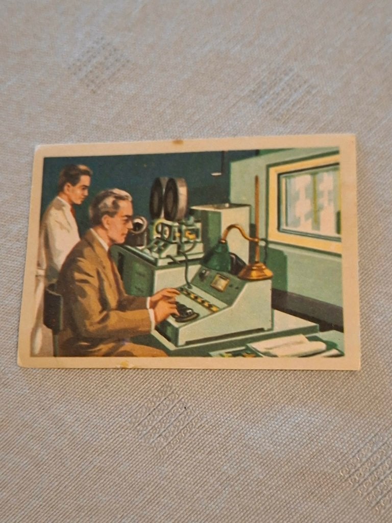 Prentje/Chromo : De klankfilm / Chocolade Jacques, Verzamelen, Ophalen of Verzenden, Gebruikt, Prent