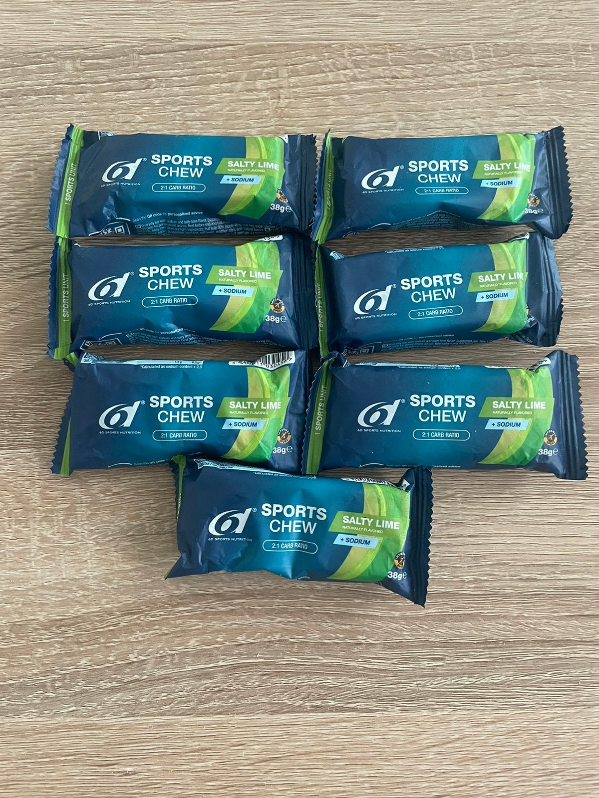 6D 7x sports chew salty lime, Enlèvement, Neuf, Autres types