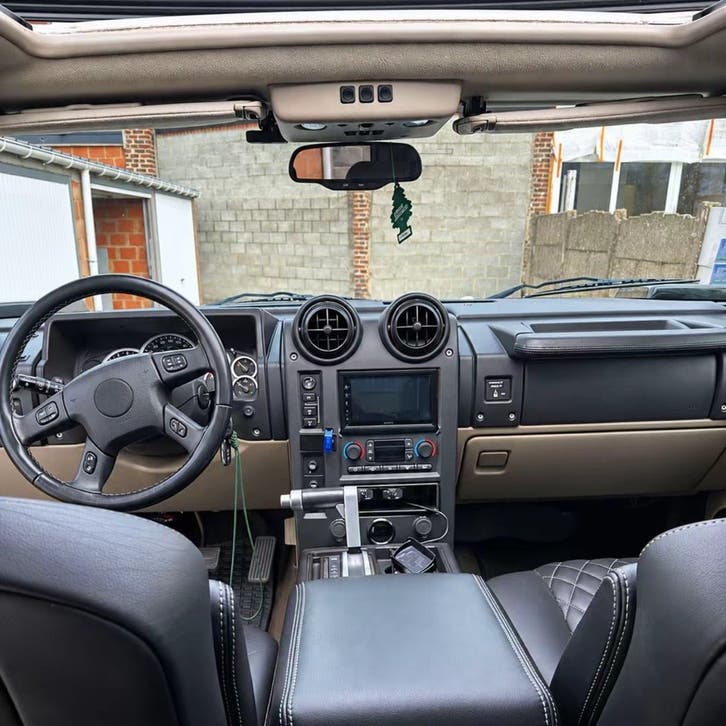 HUMMER H2 SUT V8 4X4, Auto's, Automaat, Adaptive Cruise Control, 2880 kg, Wit