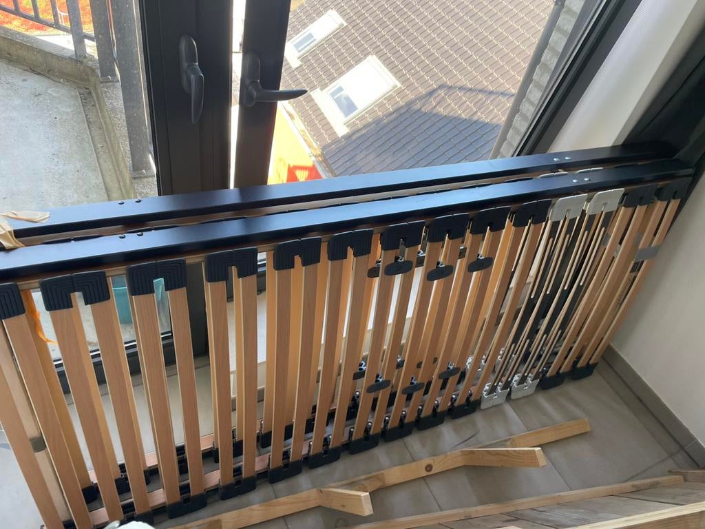 2 lattoflexen van Sleepy, Ophalen, Gebruikt, 90 cm, Eenpersoons