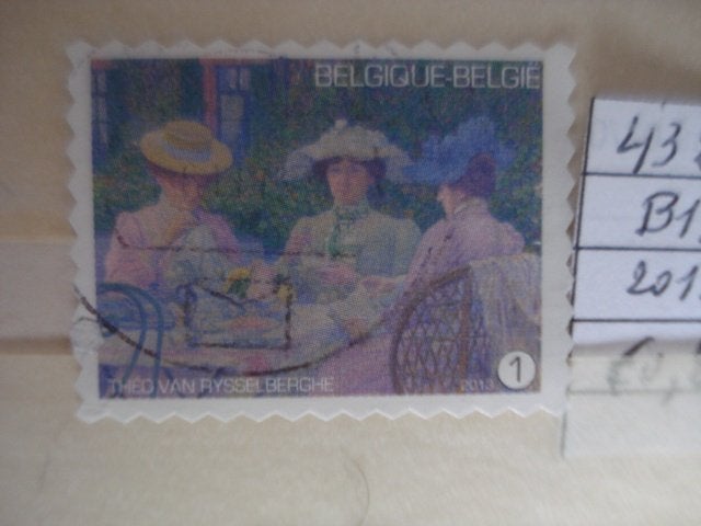 Belgique  n 4325 (O)  B138, Oblitéré, 1 Autocollant, Art, Affranchi