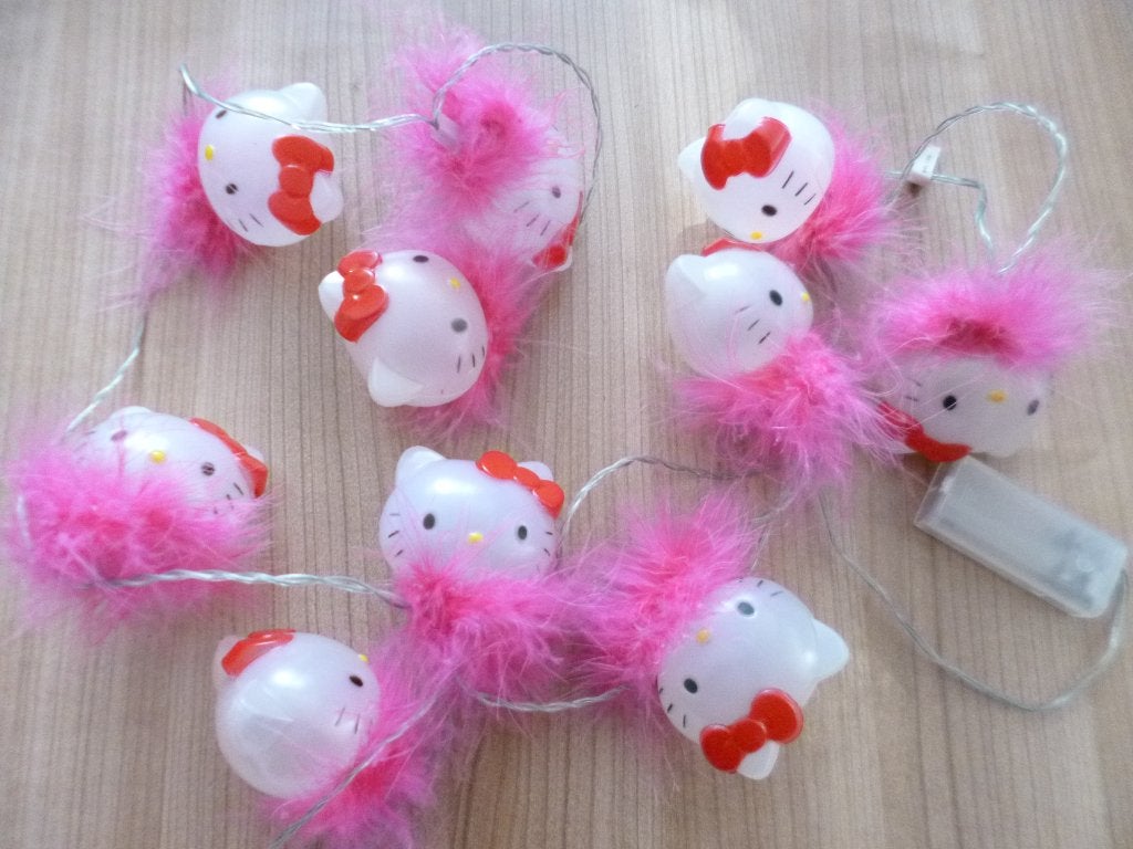 Hello kitty lichtjes, Ophalen of Verzenden