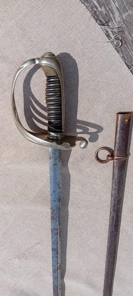 Sabre d'infanterie français modèle 1882 Klingenthal, Collections, Enlèvement ou Envoi, Armée de terre, Épée ou sabre