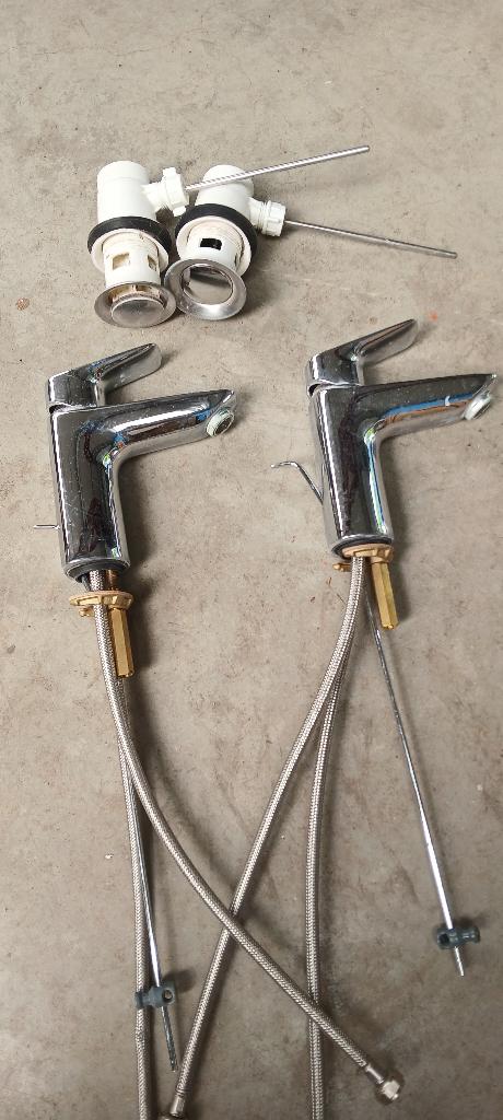Robinet de lavabo Hans Grohe, Enlèvement ou Envoi, Utilisé, Chrome, Robinet