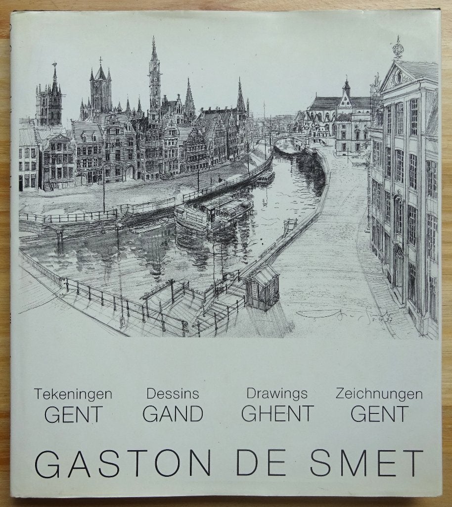 Gent - tekeningen Gaston de Smet, tekst Rik Clement, 1988, Boeken, Kunst en Cultuur | Beeldend, Gelezen, Schilder- en Tekenkunst