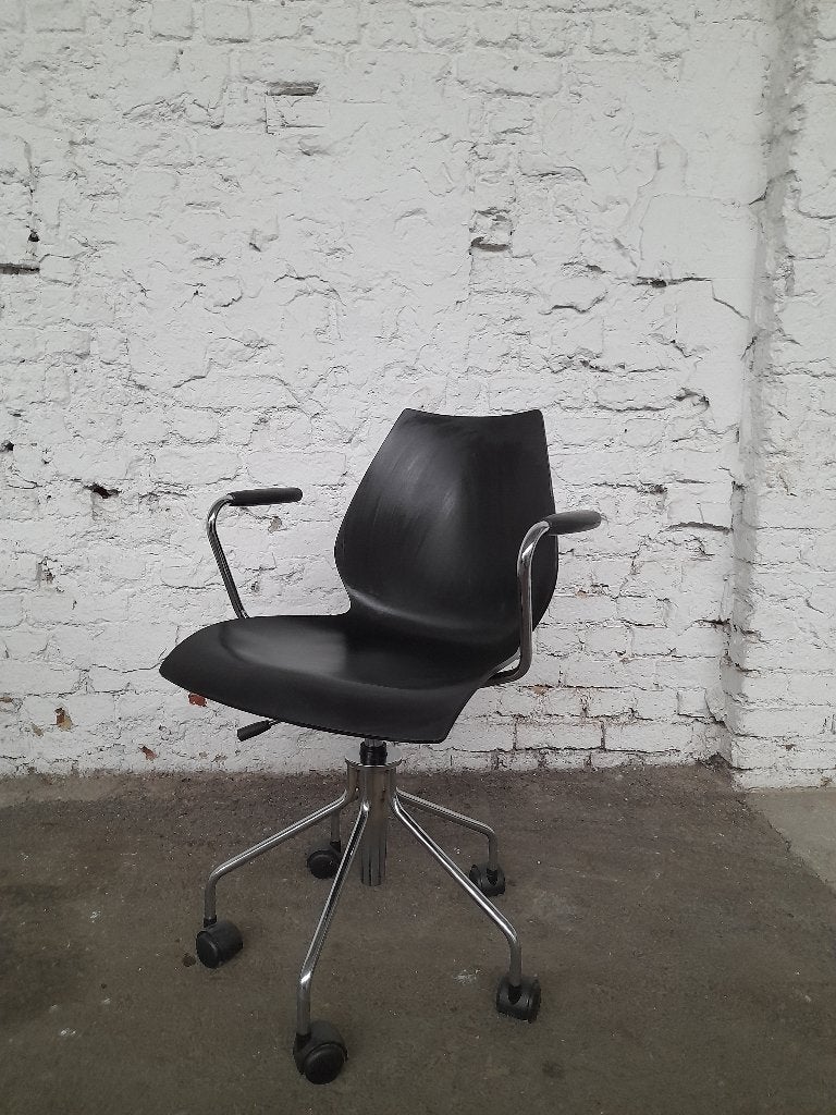 Kartell maui bureaustoel, Enlèvement, Utilisé, Noir, Chaise de bureau