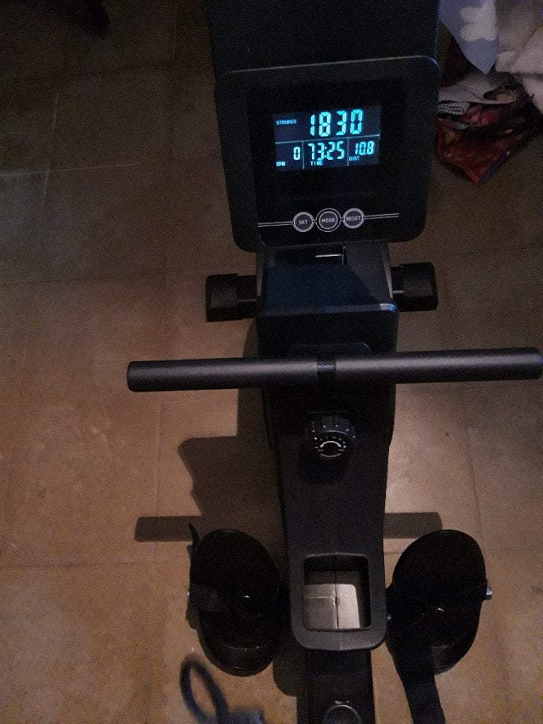 Roeitrainer Flowsense, amper gebruikt, Sport en Fitness, Ophalen, Zo goed als nieuw, Roeitrainer