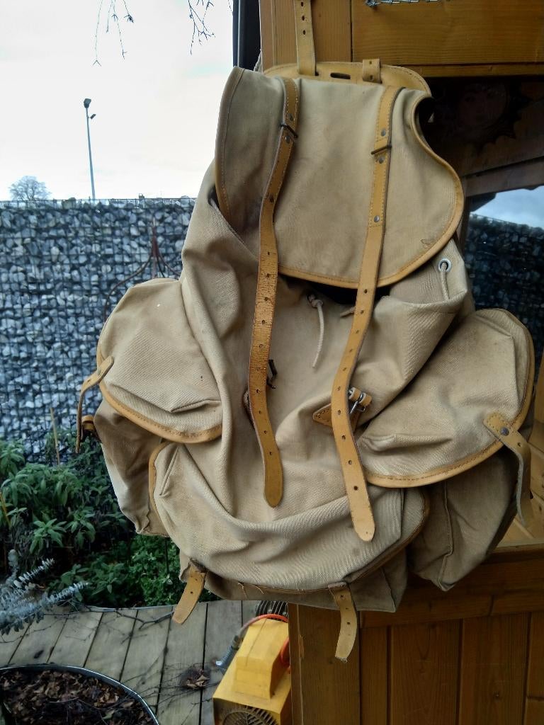 Sac à dos vintage, Enlèvement, Utilisé, Autres types