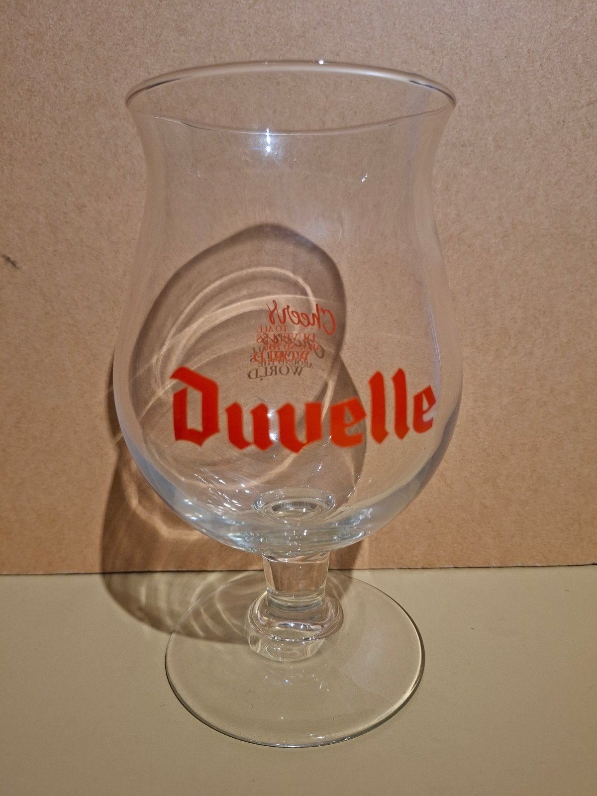 Duvelle en verre Duvel, Collections, Enlèvement ou Envoi, Duvel