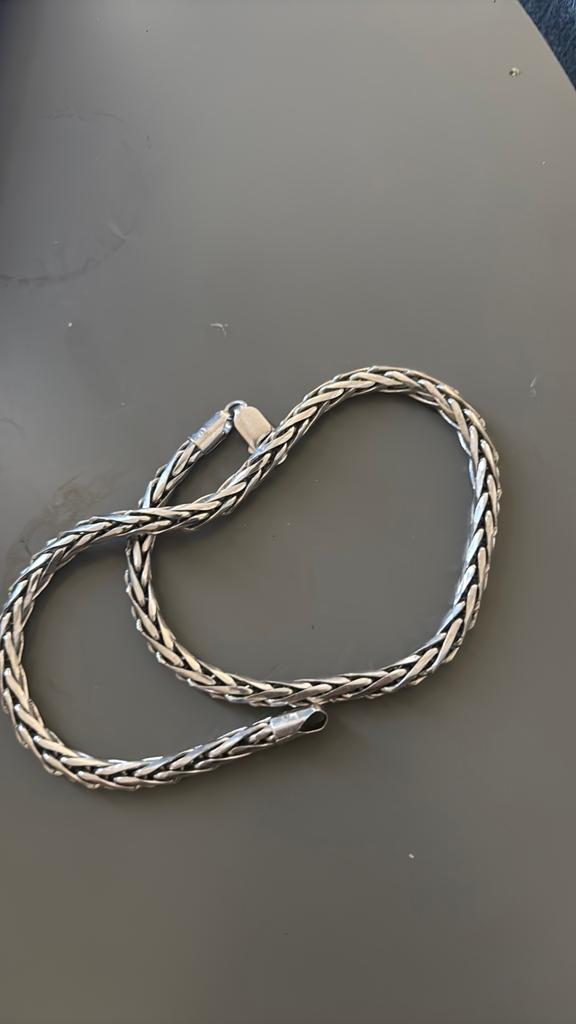 Bracelet 925, Ophalen of Verzenden, Gebruikt, Zilver, Zilver
