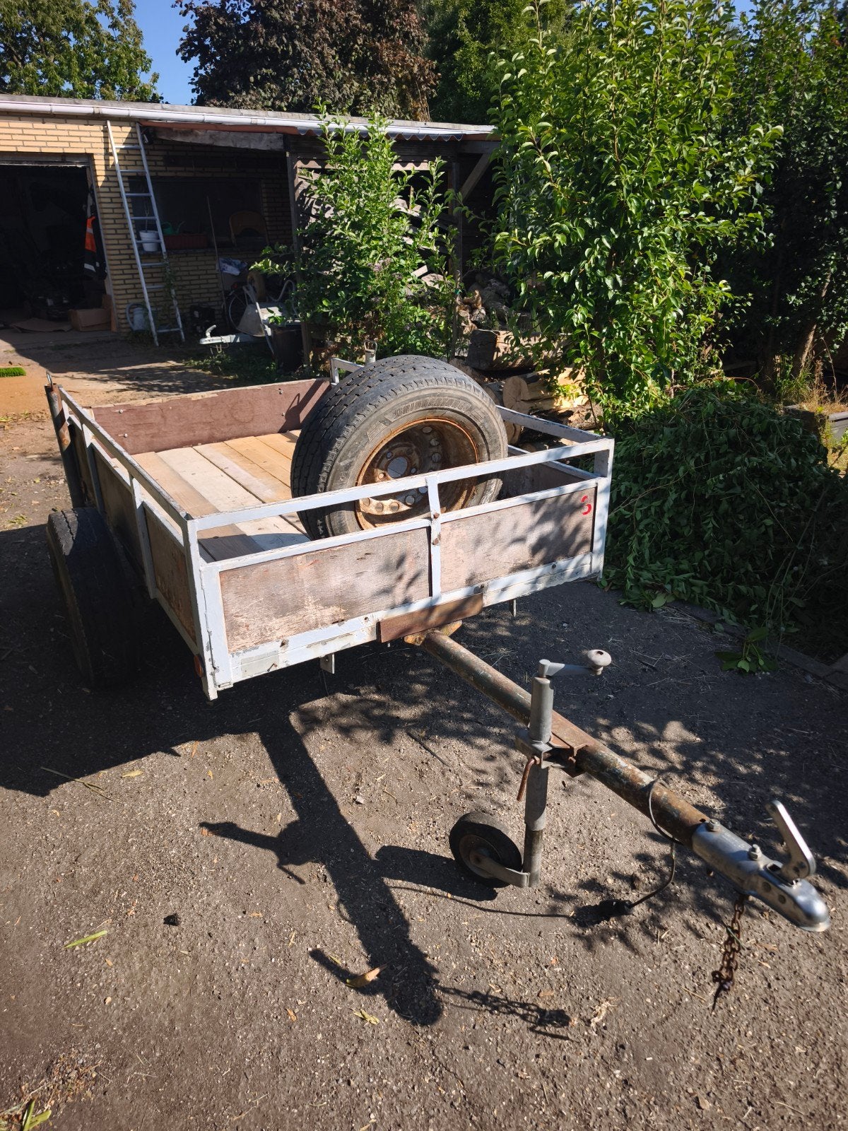 remorque voiture essieux 850kg, Auto diversen, Aanhangwagen-onderdelen, Ophalen, Gebruikt