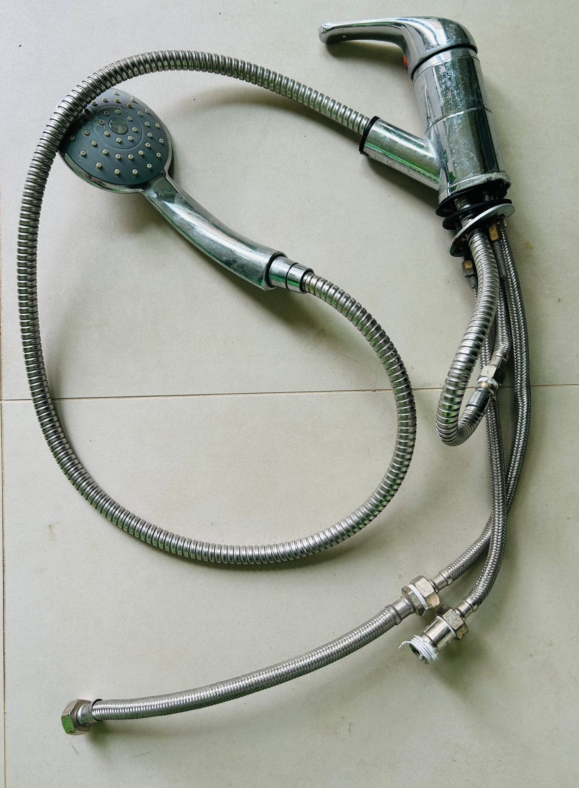 Robinet de cuisine extensible avec douche, Bricolage & Construction, Enlèvement, Comme neuf, Baignoire