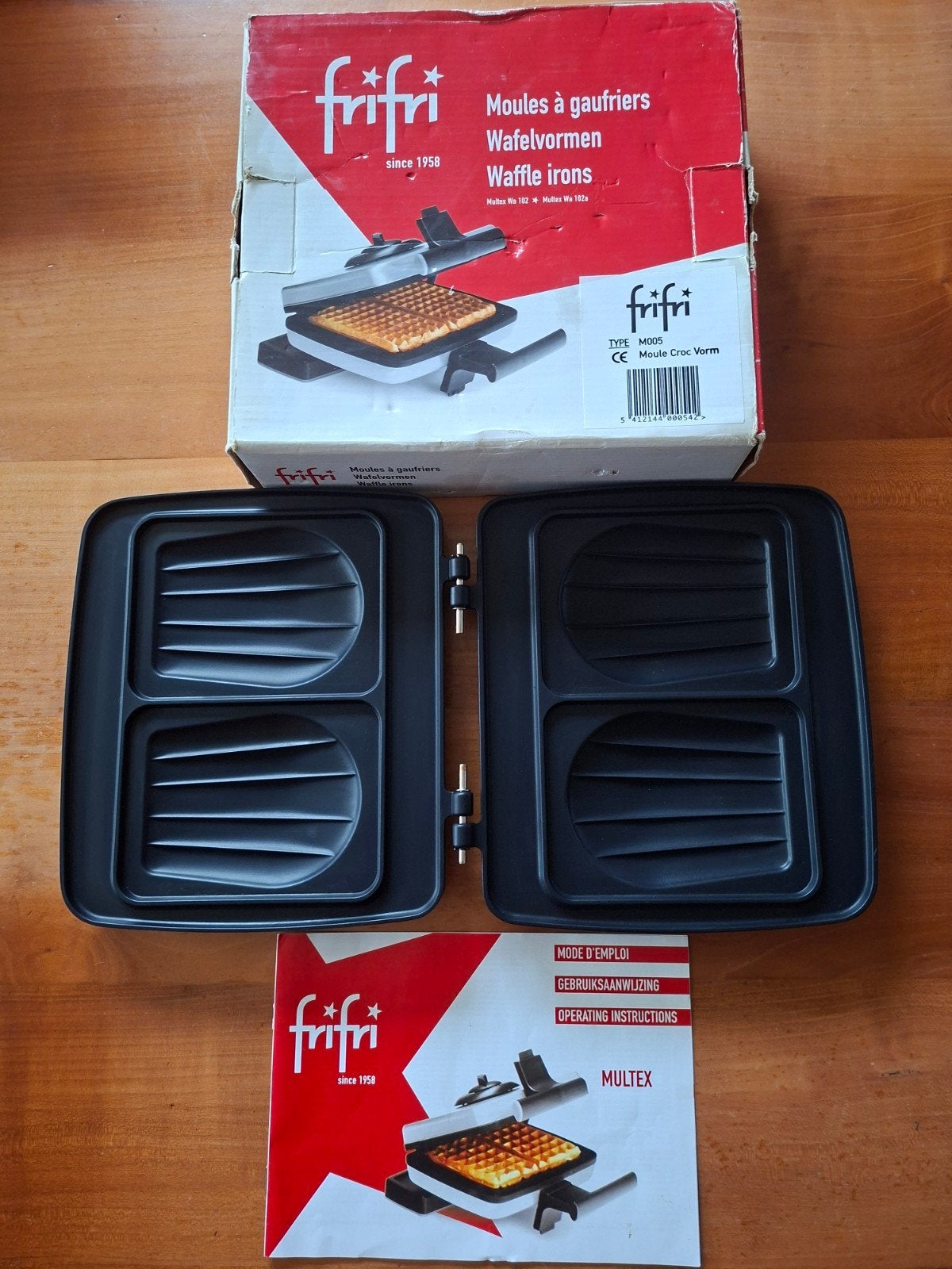 Frifri M005 Croqueplaten, Elektronische apparatuur, Wafelijzers, Ophalen of Verzenden, Uitneembare platen, Zo goed als nieuw