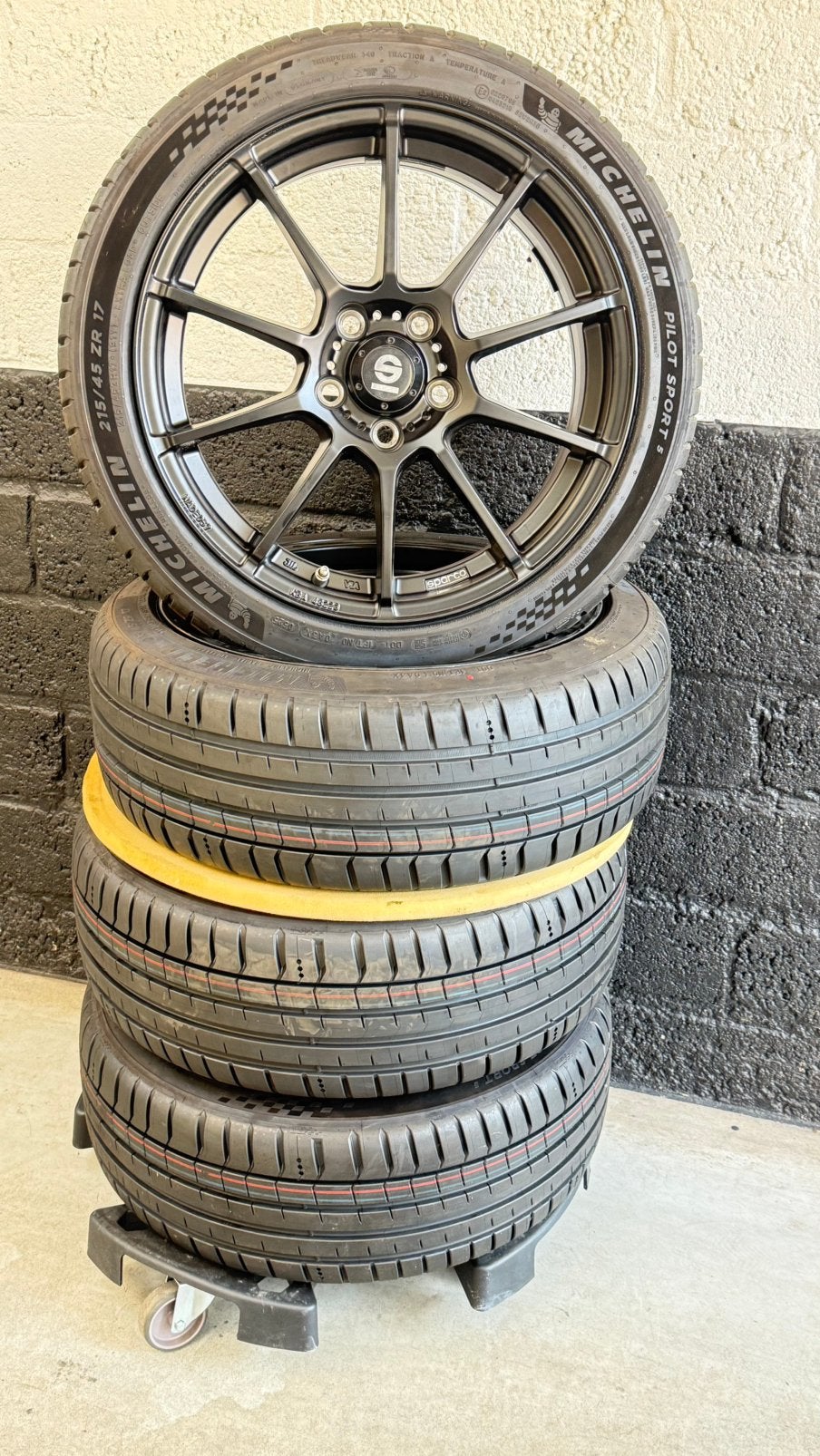 Mini Cooper F55/F56/F57 Gloednieuwe Sparco Wielenset 17””, Ophalen, 215 mm, Banden en Velgen, Nieuw