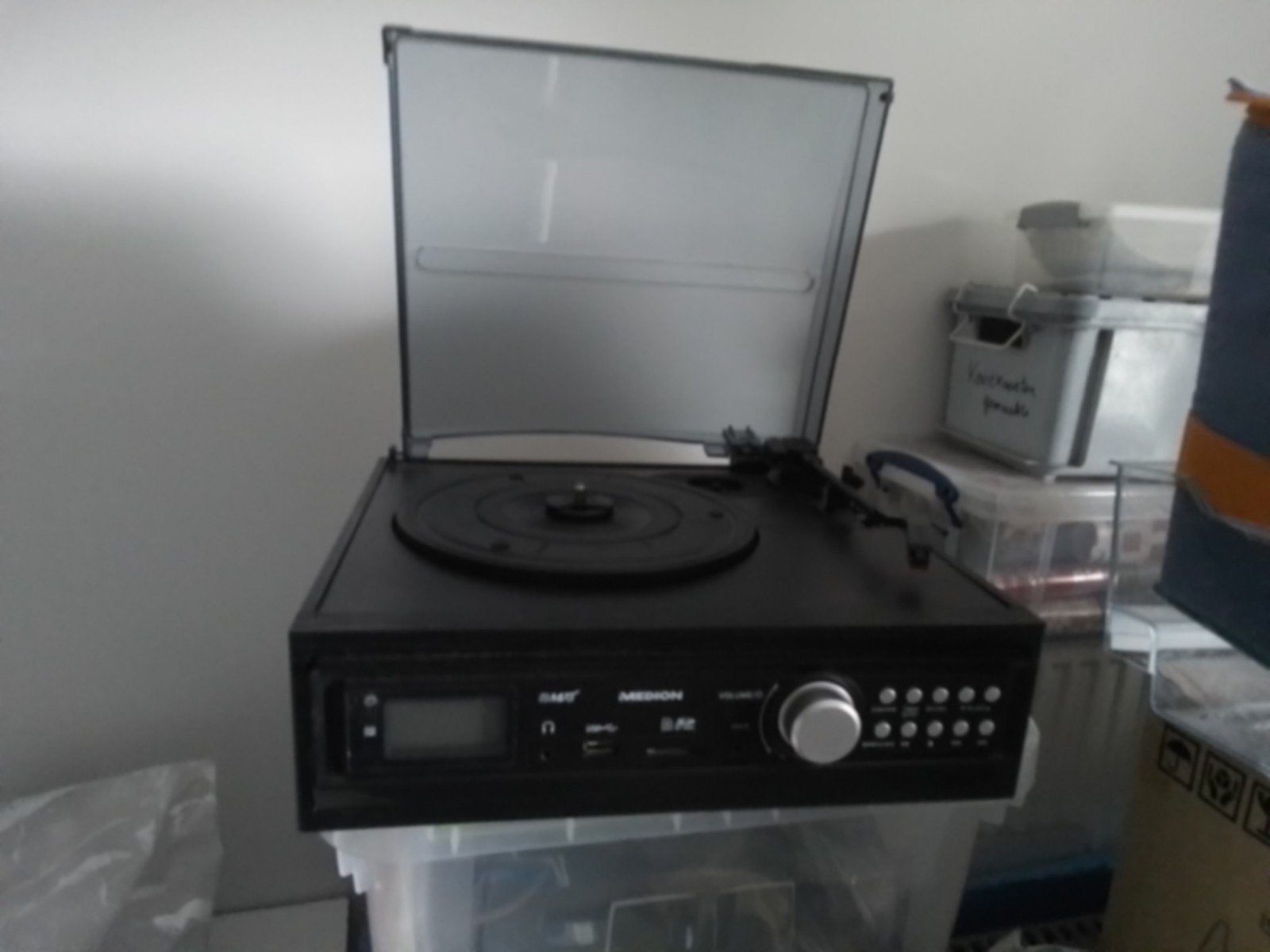 Platenspeler van aldi.  Medion.met usb ,koptelefoon, Audio, Tv en Foto, Platenspelers, Ophalen, Platenspeler