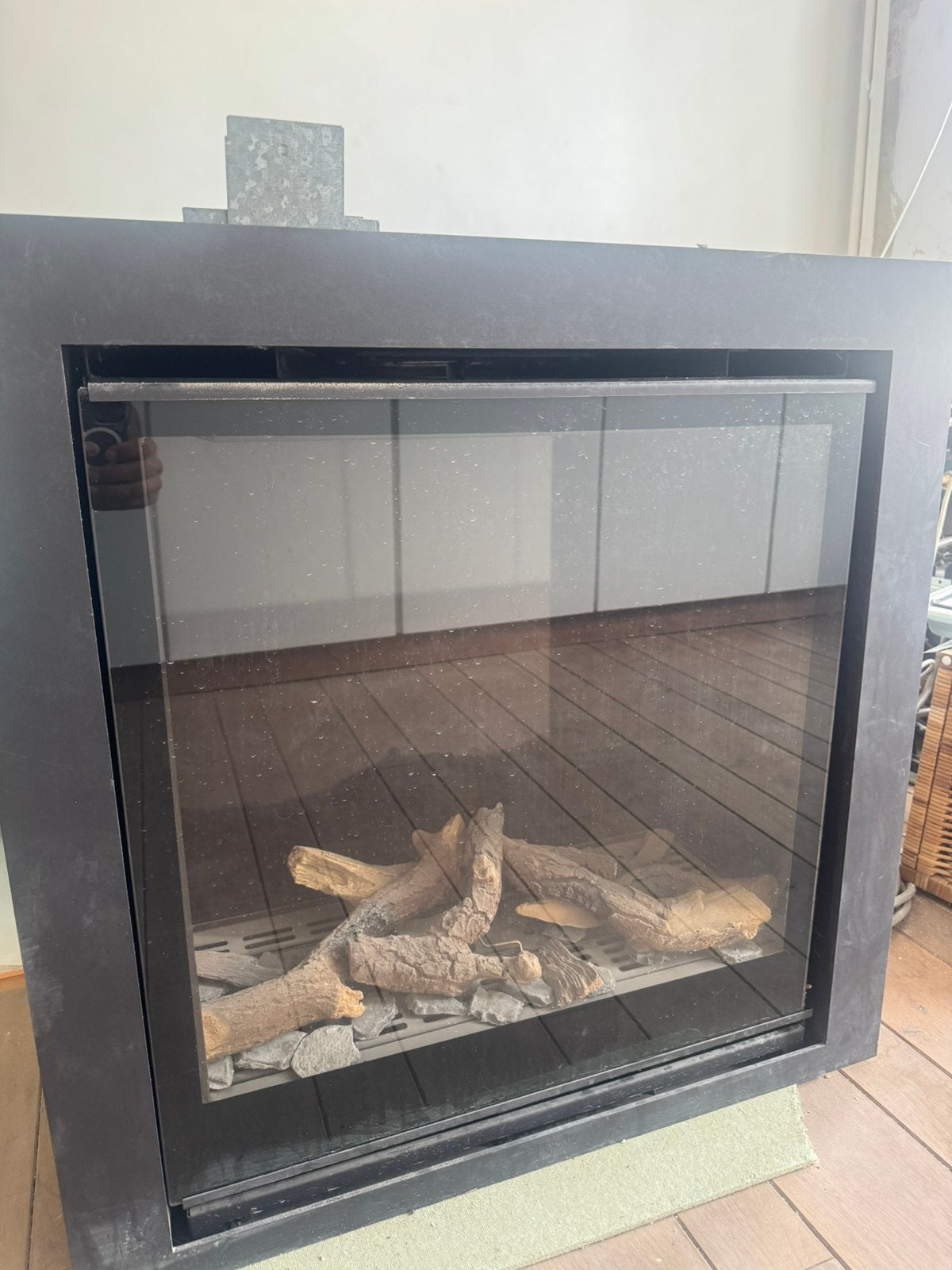 Bellfires Unica - 2 75, Maison & Meubles, Cheminées, Utilisé, Cheminée au gaz, Enlèvement