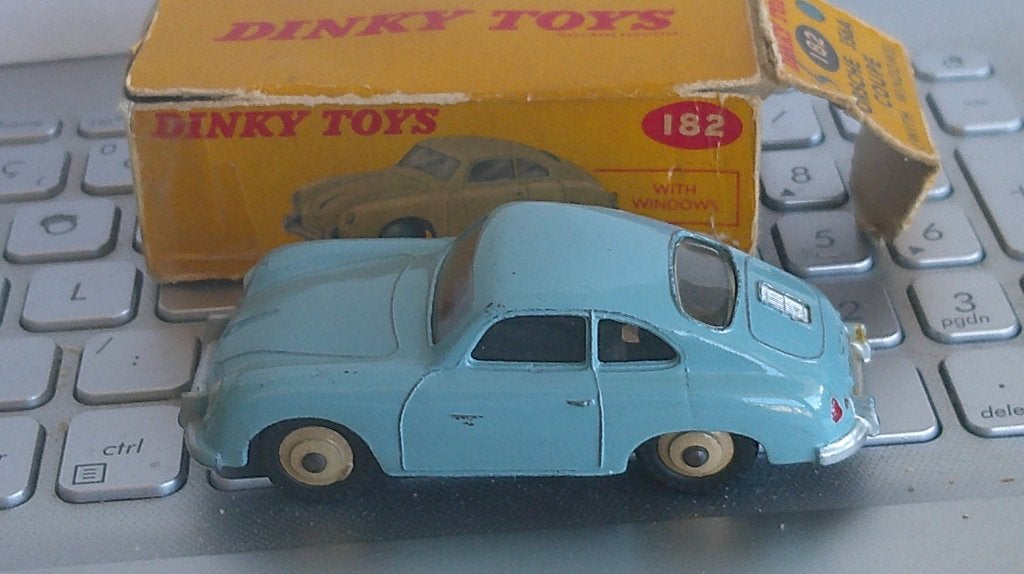 Dinky Toys 182 Porsche 356A Coupé, Hobby en Vrije tijd, Modelauto's | 1:43, Ophalen of Verzenden, Gebruikt, Auto, Dinky Toys