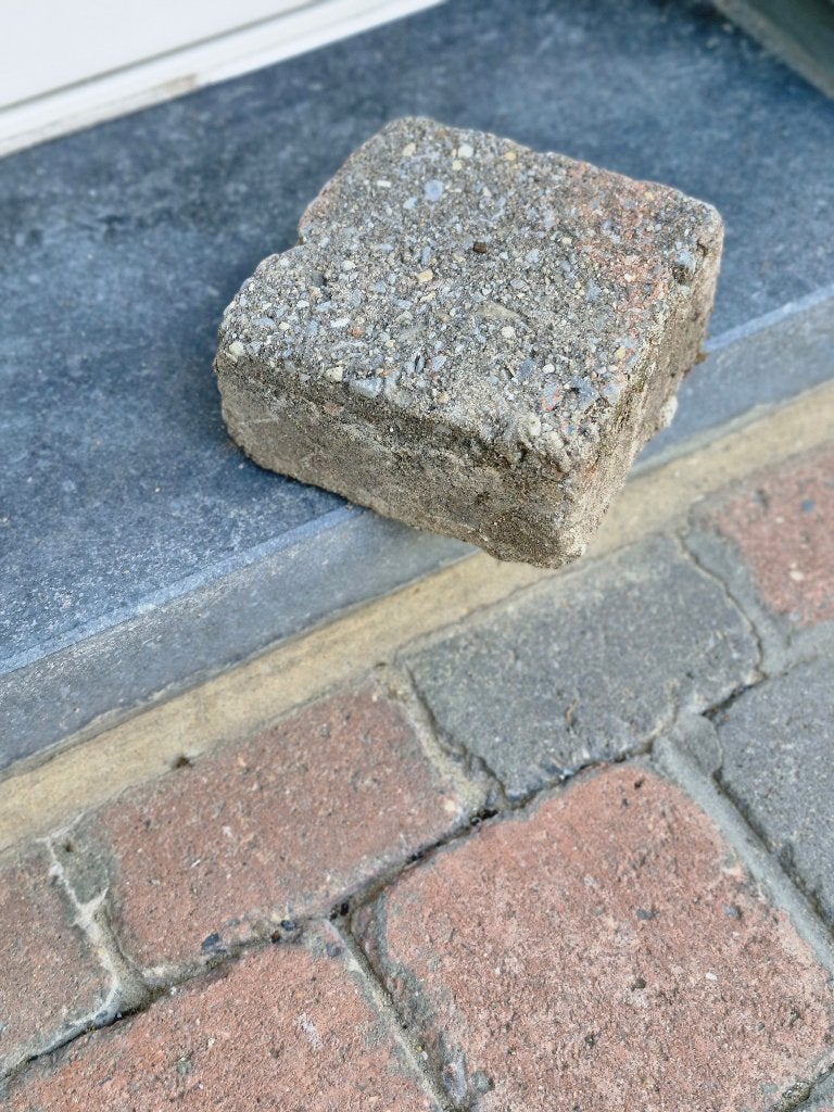 klinkers grijs/rood, Ophalen, Gebruikt, Klinkers, 10 m² of meer