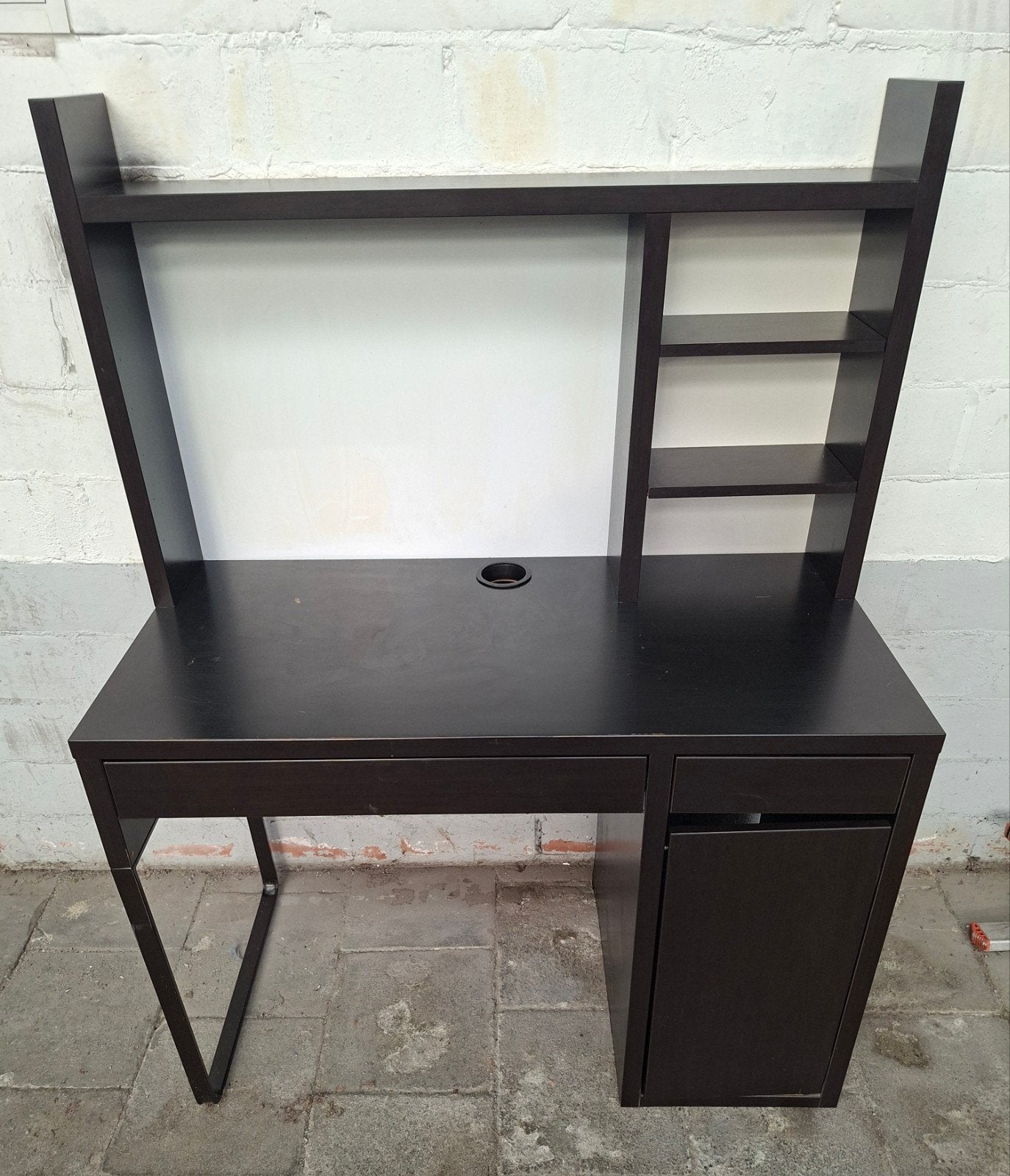 Bureau Ikea noir, Maison & Meubles, Bureaux, 105 cm, Bureau d'ordinateur, 50 cm, Utilisé