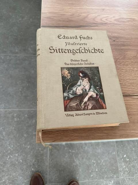 Eduard Fuchs illustrierte sittengeschichte  dritter band, Boeken, Ophalen of Verzenden, Zo goed als nieuw, Overige onderwerpen
