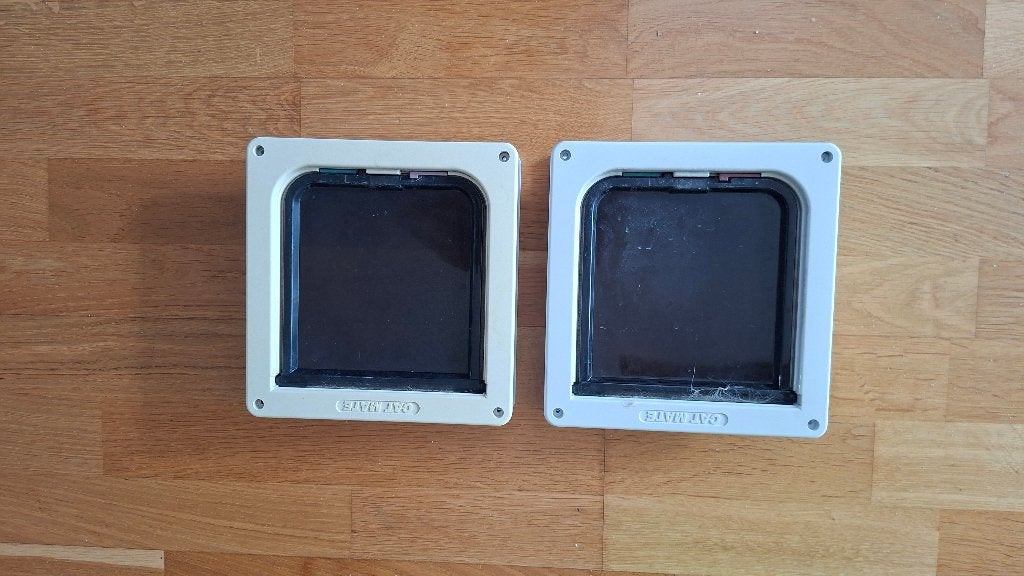 2 Chatières cat-Mate pour 5€ les deux, Dieren en Toebehoren, Katten-accessoires, Ophalen, Gebruikt