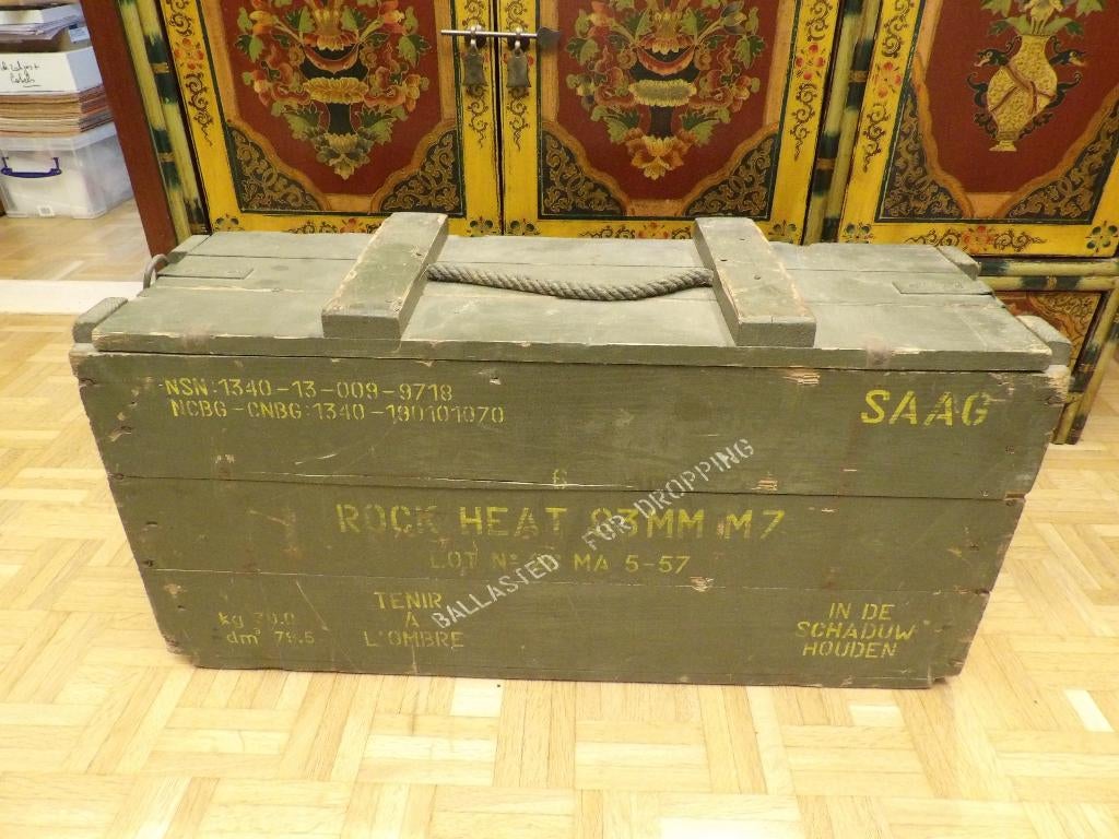 Lege kist voor Blindecide Rock Heat 83 mm, Verzamelen, Militaria | Algemeen, Ophalen