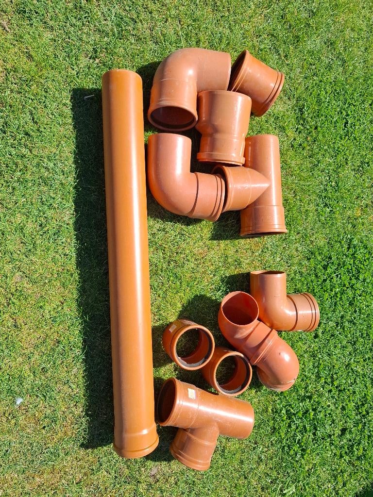 riool buizen, Doe-het-zelf en Bouw, Buizen en Afvoer, Ophalen, Zo goed als nieuw, PVC, Afvoer