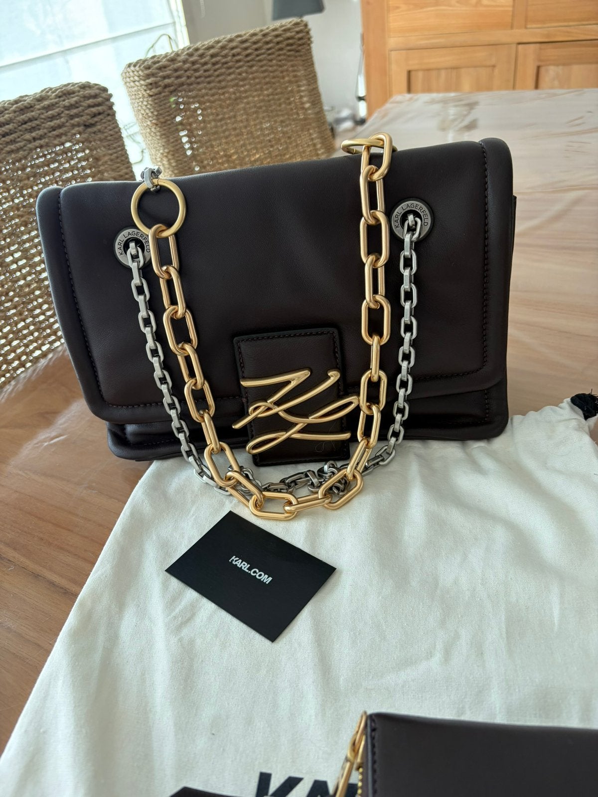 Sac Karl Lagerfeld avec portefeuille neuf ! cuir, Enlèvement ou Envoi, Neuf