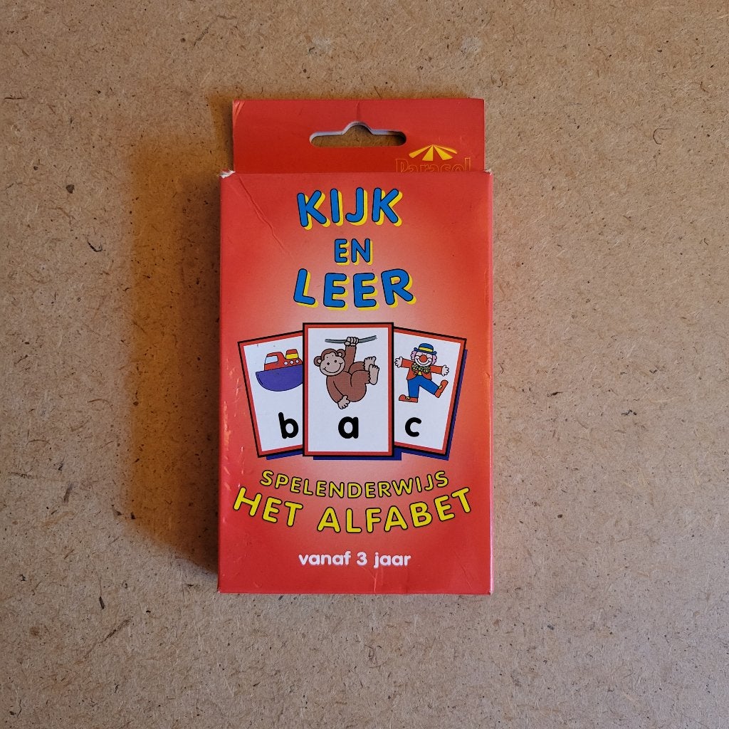 Kijk en leer: spelenderwijs het alfabet, Ophalen of Verzenden, Taal en Lezen