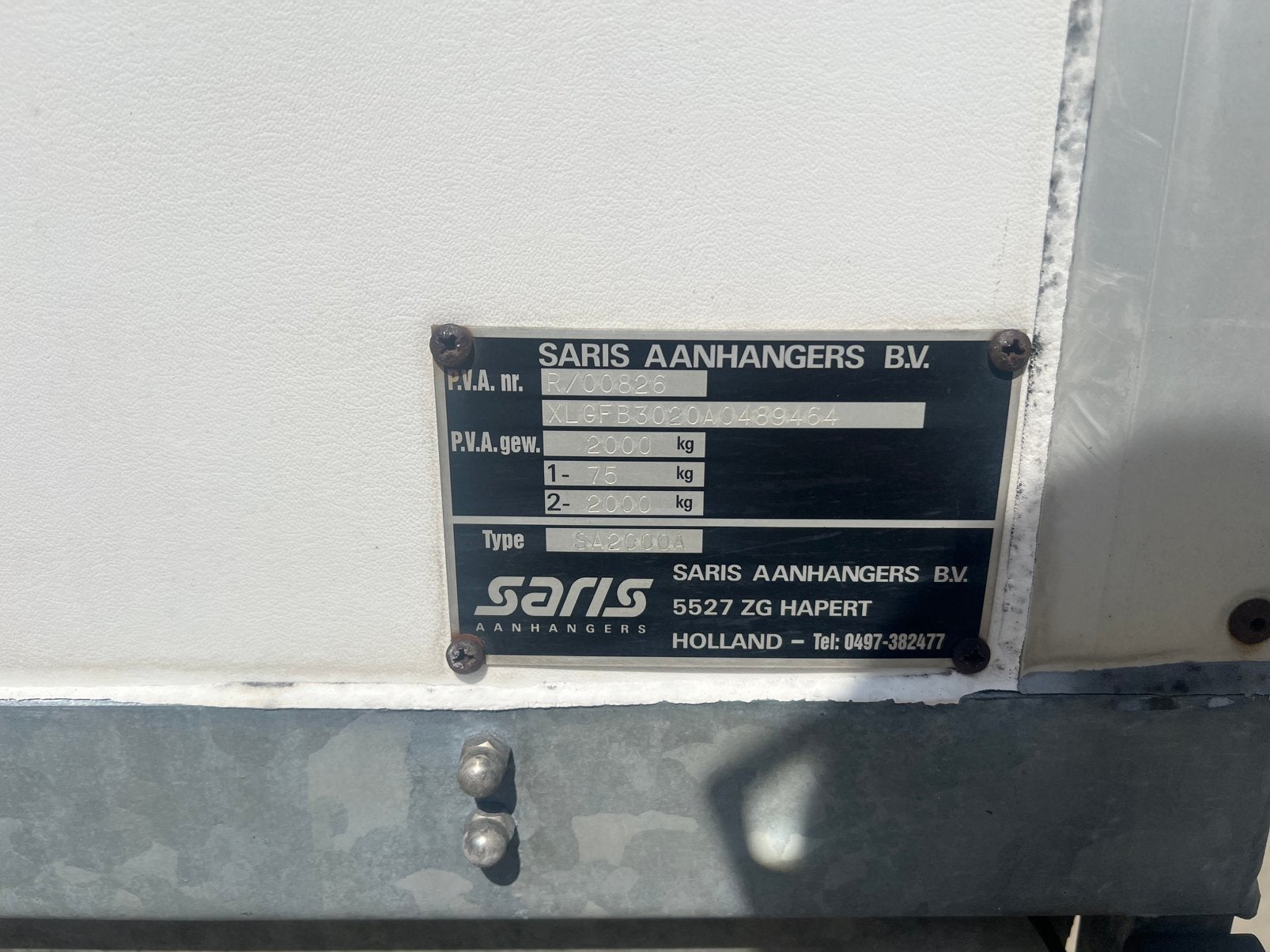 Aanhangwagen, Ophalen, Zo goed als nieuw