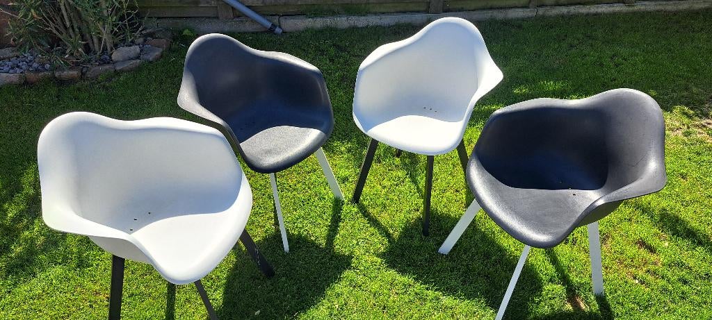 4 leuke Kuipzeteltjes in kunststof met aluminium poten, Ophalen, Gebruikt, Kunststof