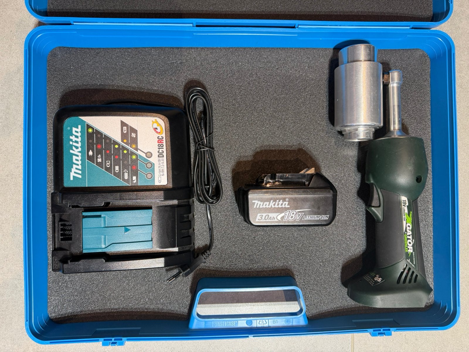 Greenlee ponsmachine LS50-FLEX, Bricolage & Construction, Enlèvement, Comme neuf