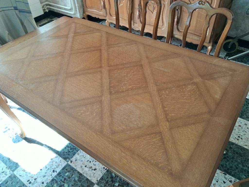 Salle à manger Louis XV complète de 4 pièces, Enlèvement