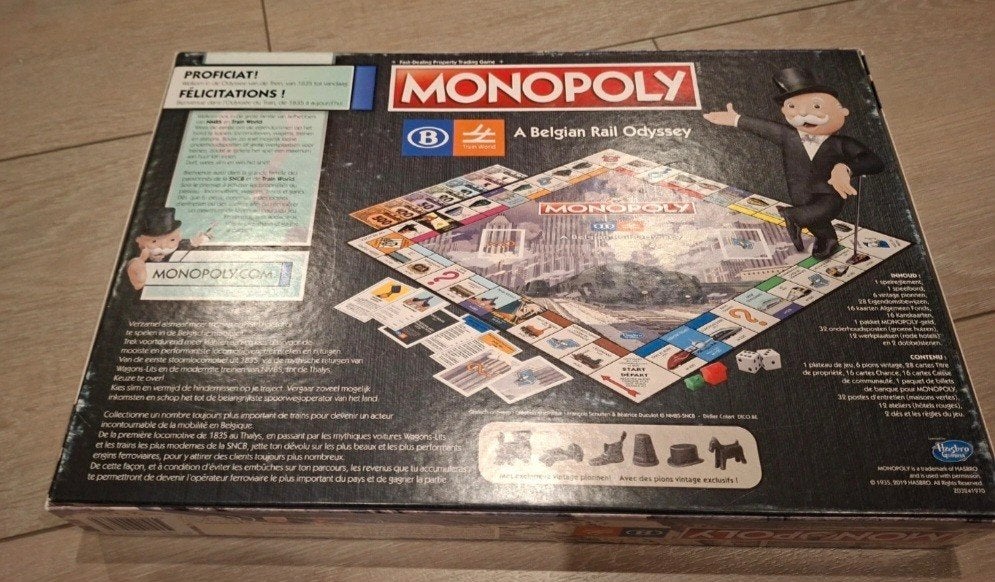 Monopoly Belgian Rail, Ophalen of Verzenden, Nieuw