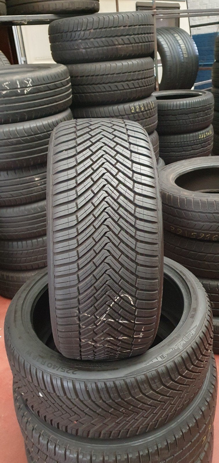 225/40R18 CONTINENTAL TOP QUALITÉ avec montage et équilibrag, Enlèvement, Utilisé