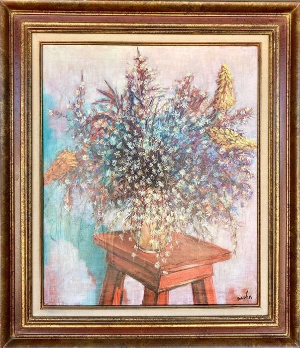 Maurice Jean MICHA (1890-1969) - Nature morte aux fleurs des, Enlèvement ou Envoi