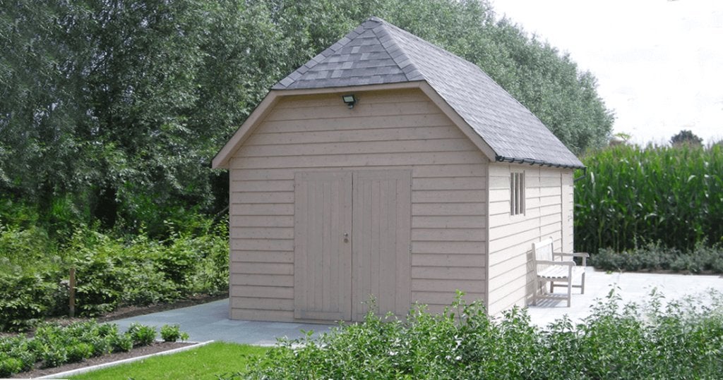 Landelijk CROFT GARAGE in diverse standaard maten, Verzenden