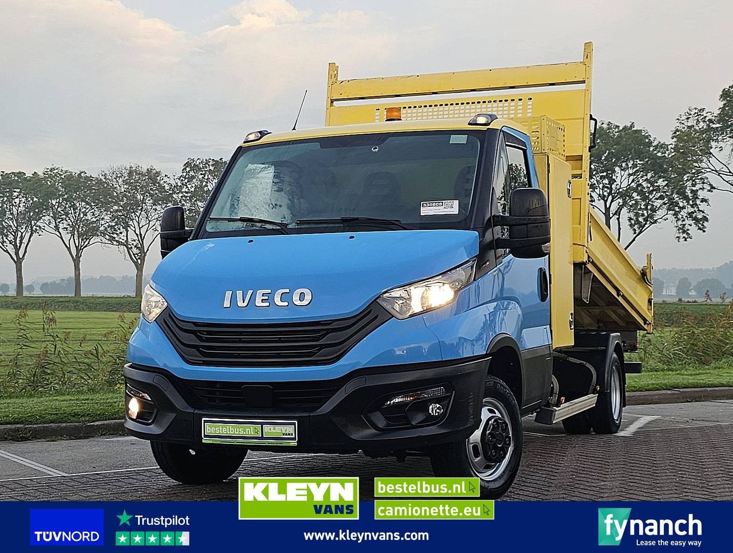 Iveco DAILY 35C16 3.0Ltr Kipper Kist Dubbellucht N1 Euro6 3., Iveco, Blauw, Bedrijf, Airconditioning