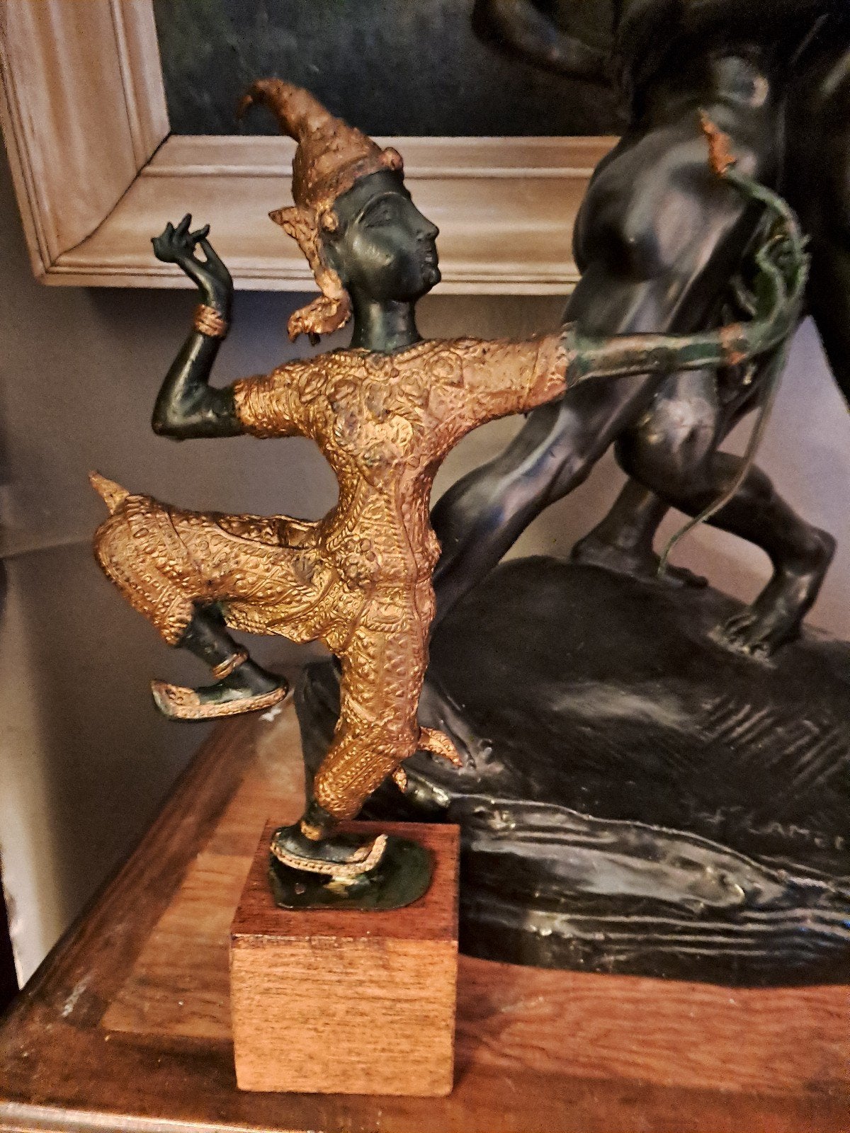 Bronzen beeld van God Rama, Ophalen, Beeld