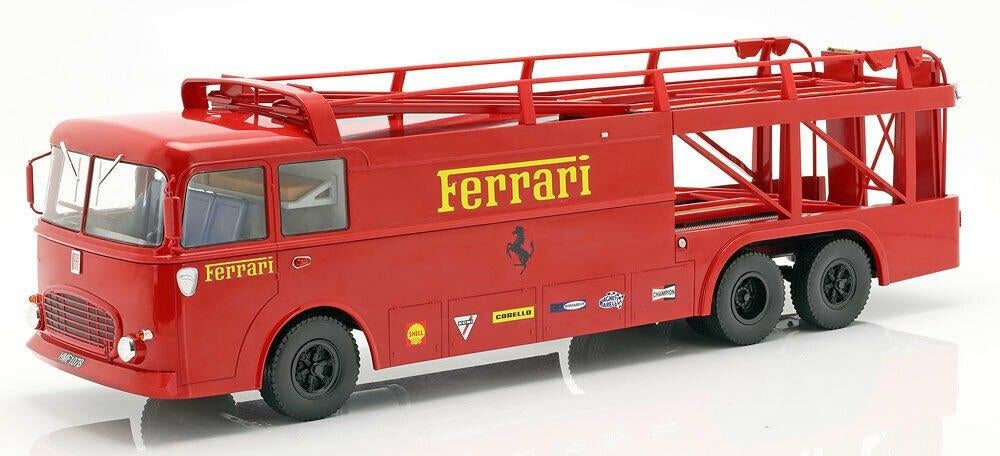 Norev 1/18 Fiat Bartoletti Ferrari Transporter, Ophalen of Verzenden, Nieuw, Overige typen, Norev
