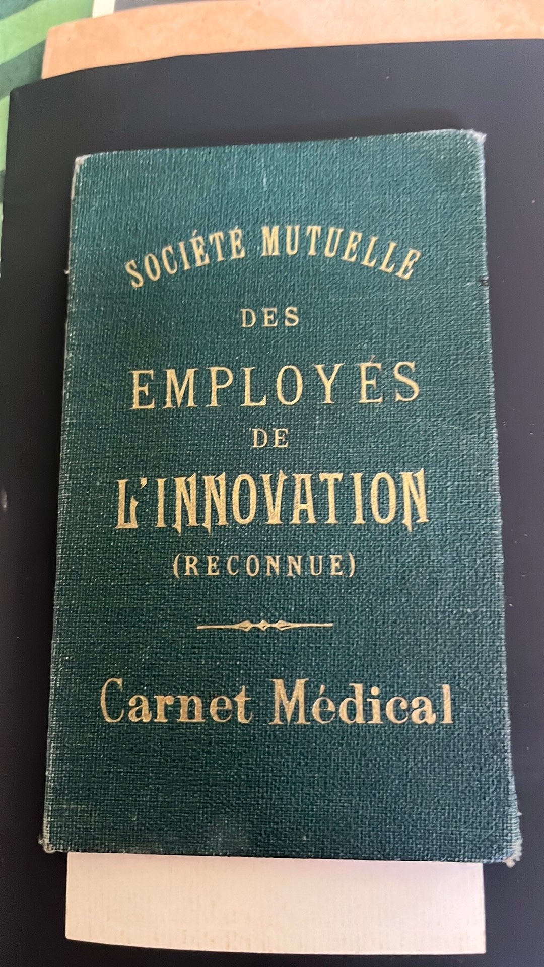 Carnet medical l’ innovation bruxelles 1940, Enlèvement ou Envoi, Comme neuf