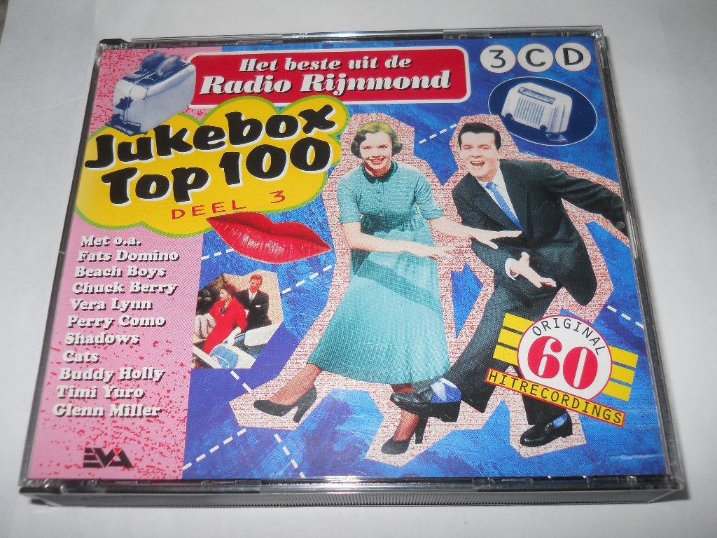 3 CD BOX - JUKE BOX TOP 100 - RADIO RIJNMOND - DEEL 3, Boxset, Ophalen of Verzenden, Zo goed als nieuw, Pop