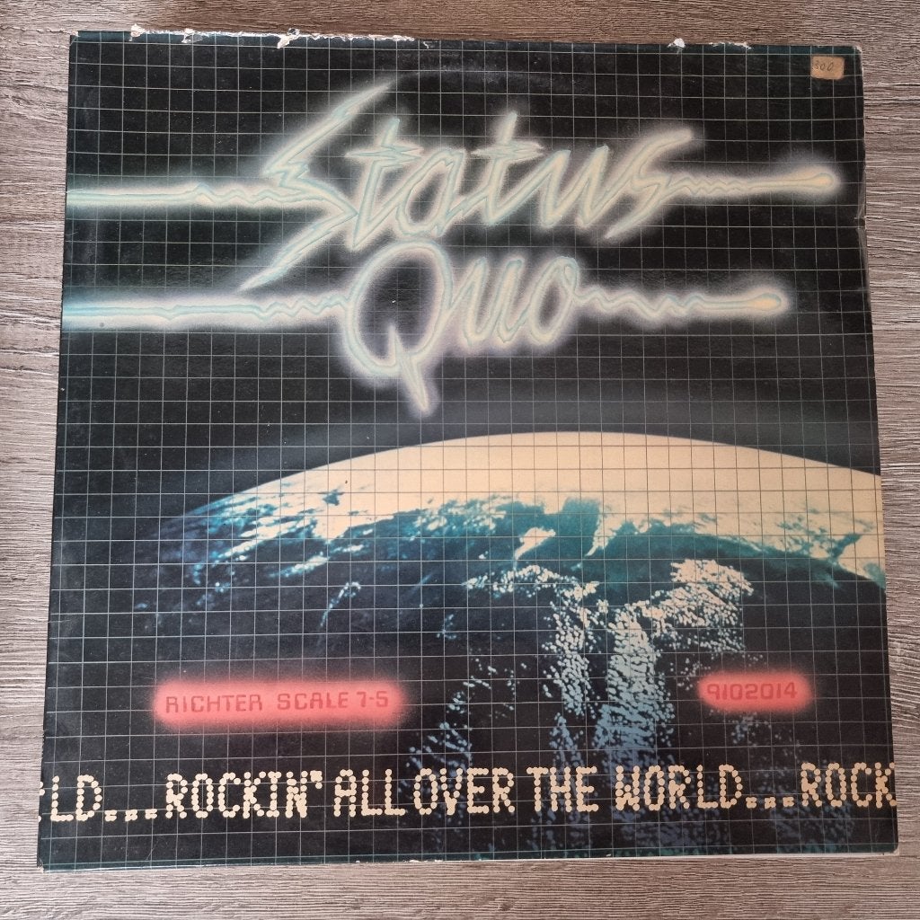 LP Status Quo – Rockin' All Over The World, Cd's en Dvd's, Vinyl | Rock, LP, Gebruikt, Ophalen of Verzenden, Classic Rock