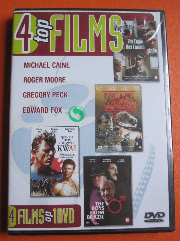 4 meilleurs films (4 films sur 1 DVD) neufs dans la boîte, CD & DVD, DVD | Action, Enlèvement ou Envoi, Néerlandais, À partir de 16 ans