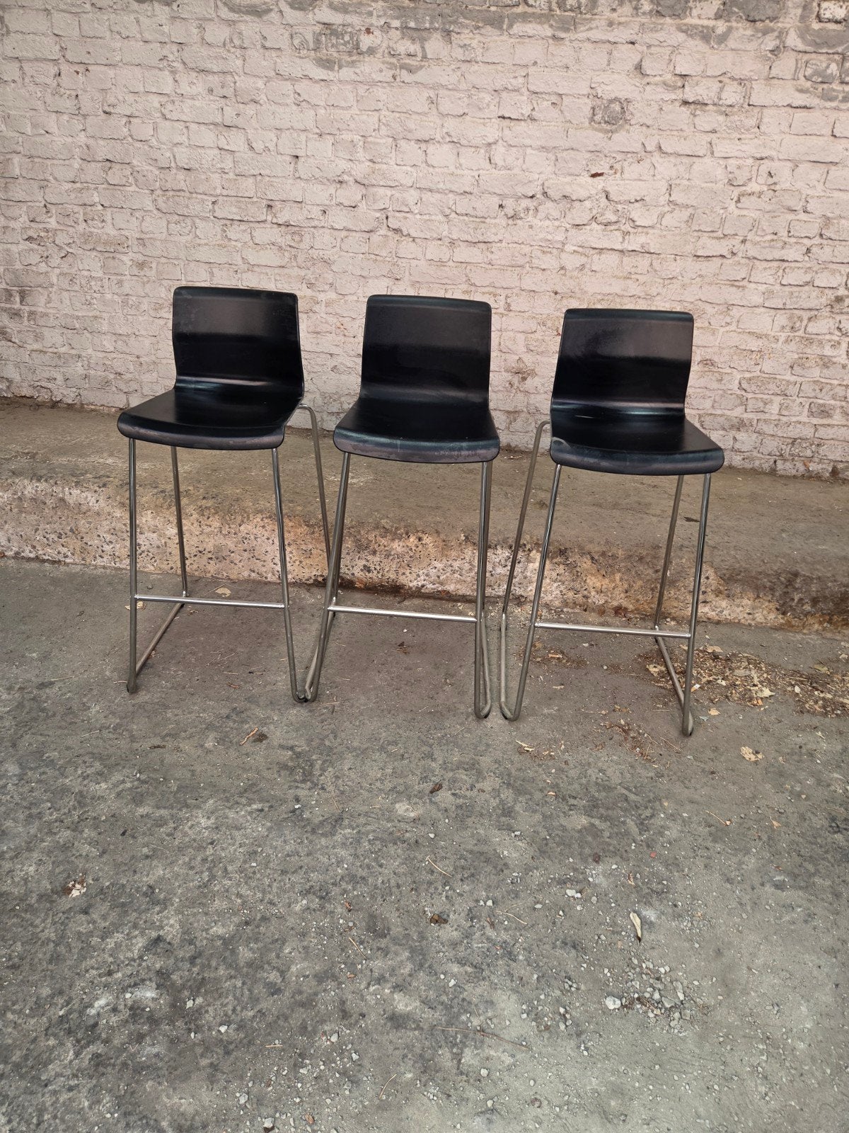 4 Tabourets hauts IKEA GLENN, Maison & Meubles, 4 tabourets, Enlèvement, Utilisé