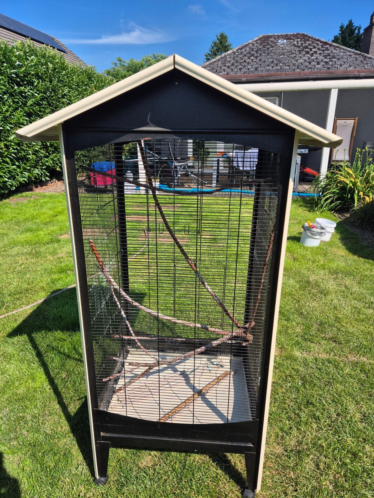Vogelkooi met toebehoren, Dieren en Toebehoren, Ophalen, Vogelkooi